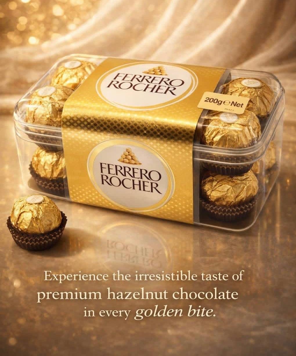 Ferrero rocher hazelnut chocolates